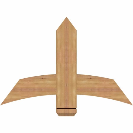 Ekena Millwork Bellingham Timber Gable Bracket, Western Red Cedar, 36"W x 24"H x 3 1/2"D x 5 1/2"F, 16/12 Pitch GBW036X24X0406BEL00SWR